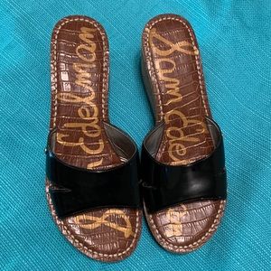 Sam Edelman summer Wedge black 8.5 Reid